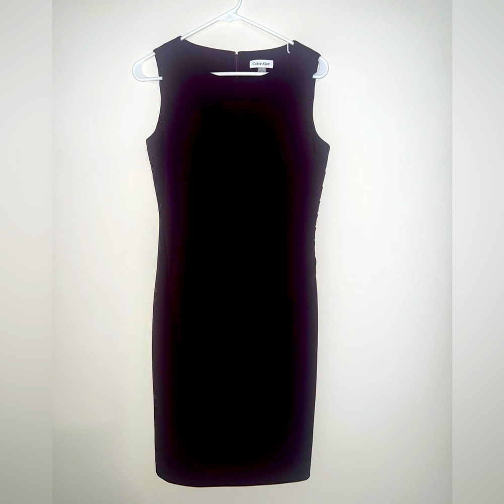 Deep purple Calvin Klein cocktail dress